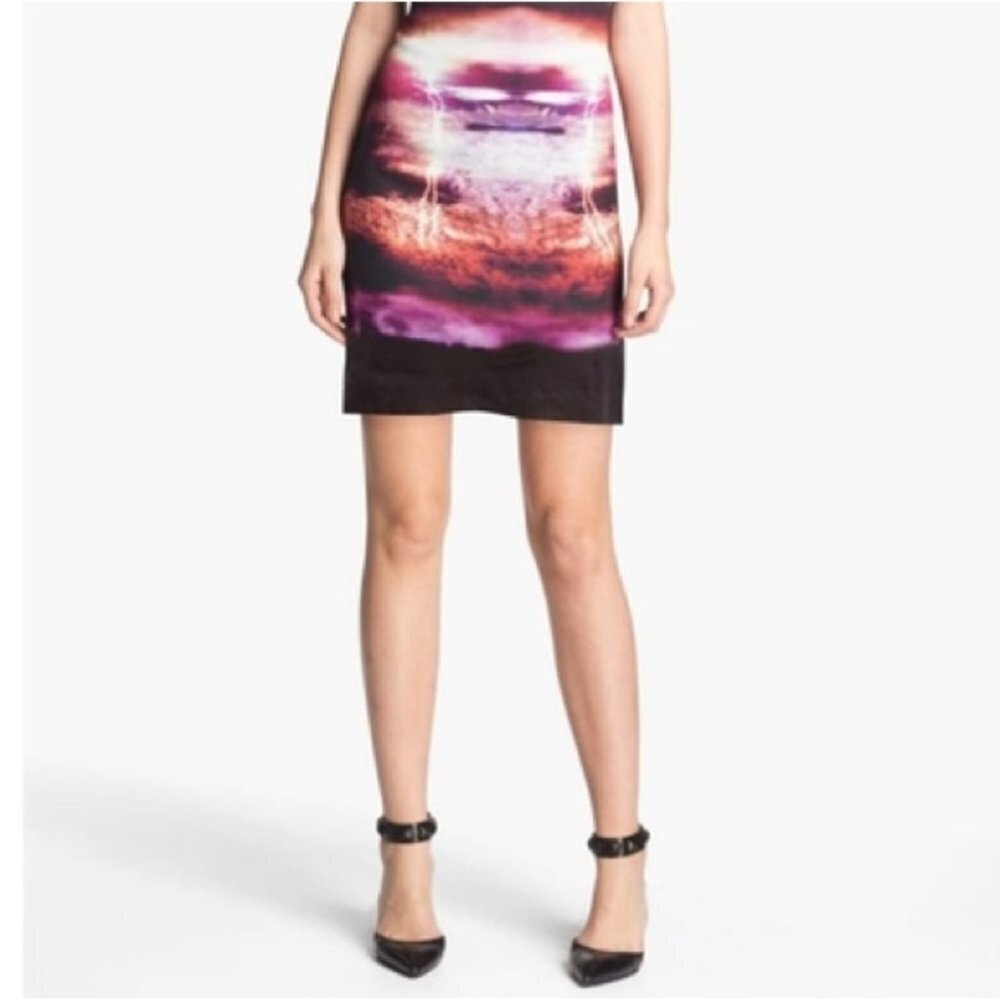 McQ by Alexander McQueen Lightning Knee length Tube Skirt Size XS - Picture 1 of 15